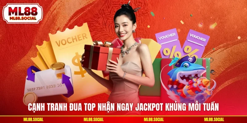 Cạnh tranh đua top nhận ngay jackpot khủng mỗi tuần